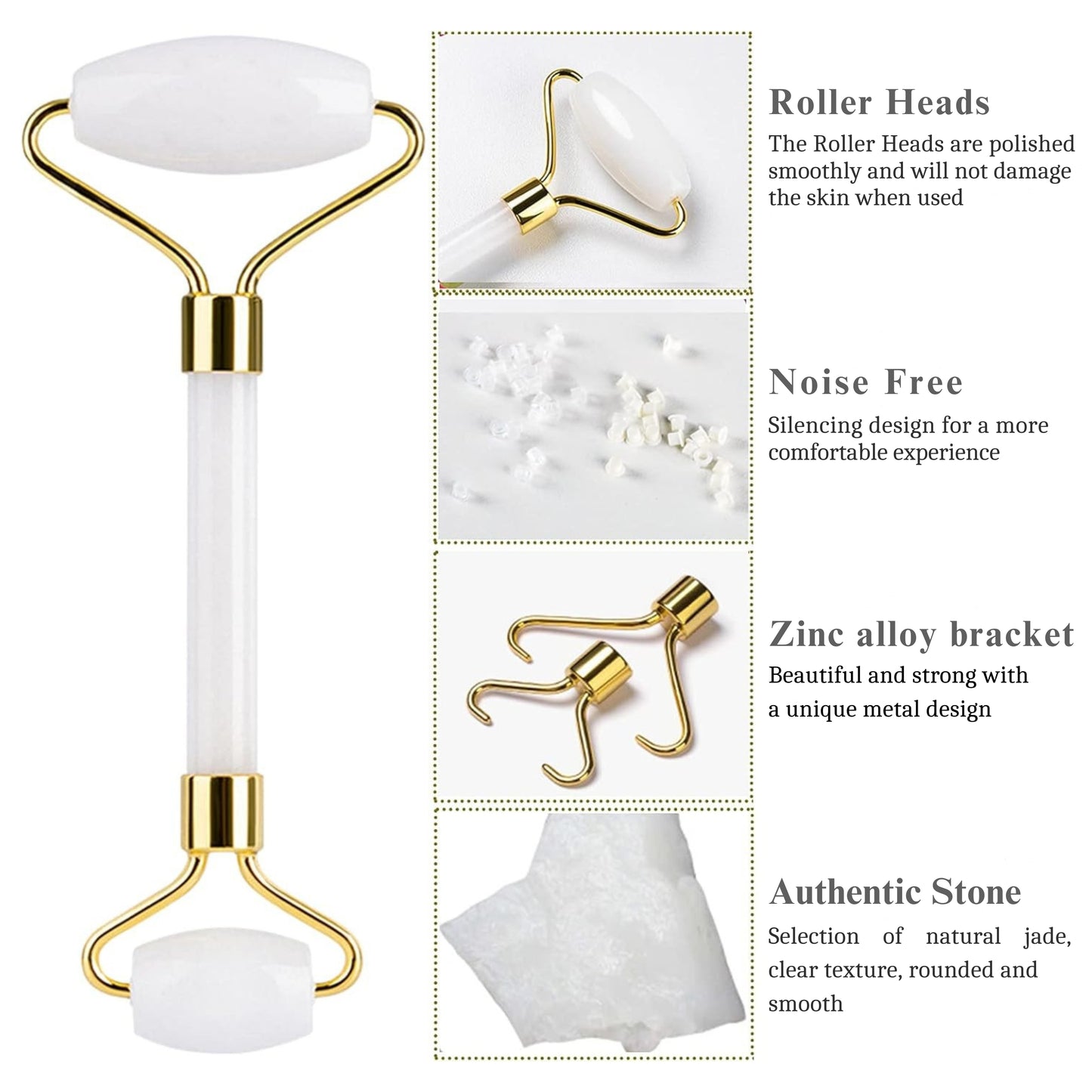 Pearl Jade Roller & Gua Sha Set