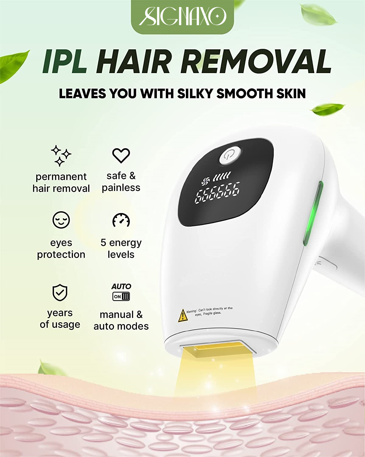 Wave IPL Laser Hair Removal Device