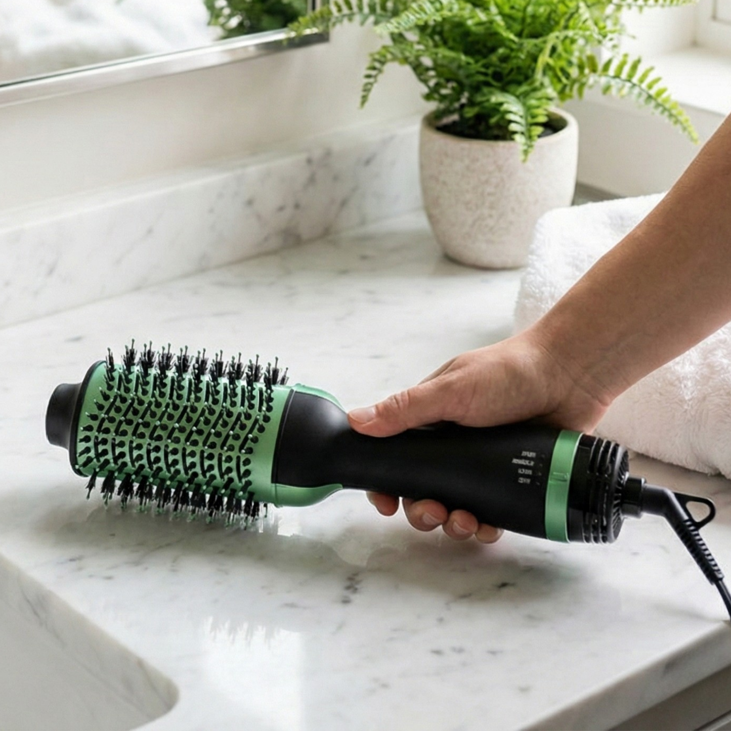 StyleAir 3-in-1 Hot Air Dryer Brush, Straightener & Volumizer Styling Tool