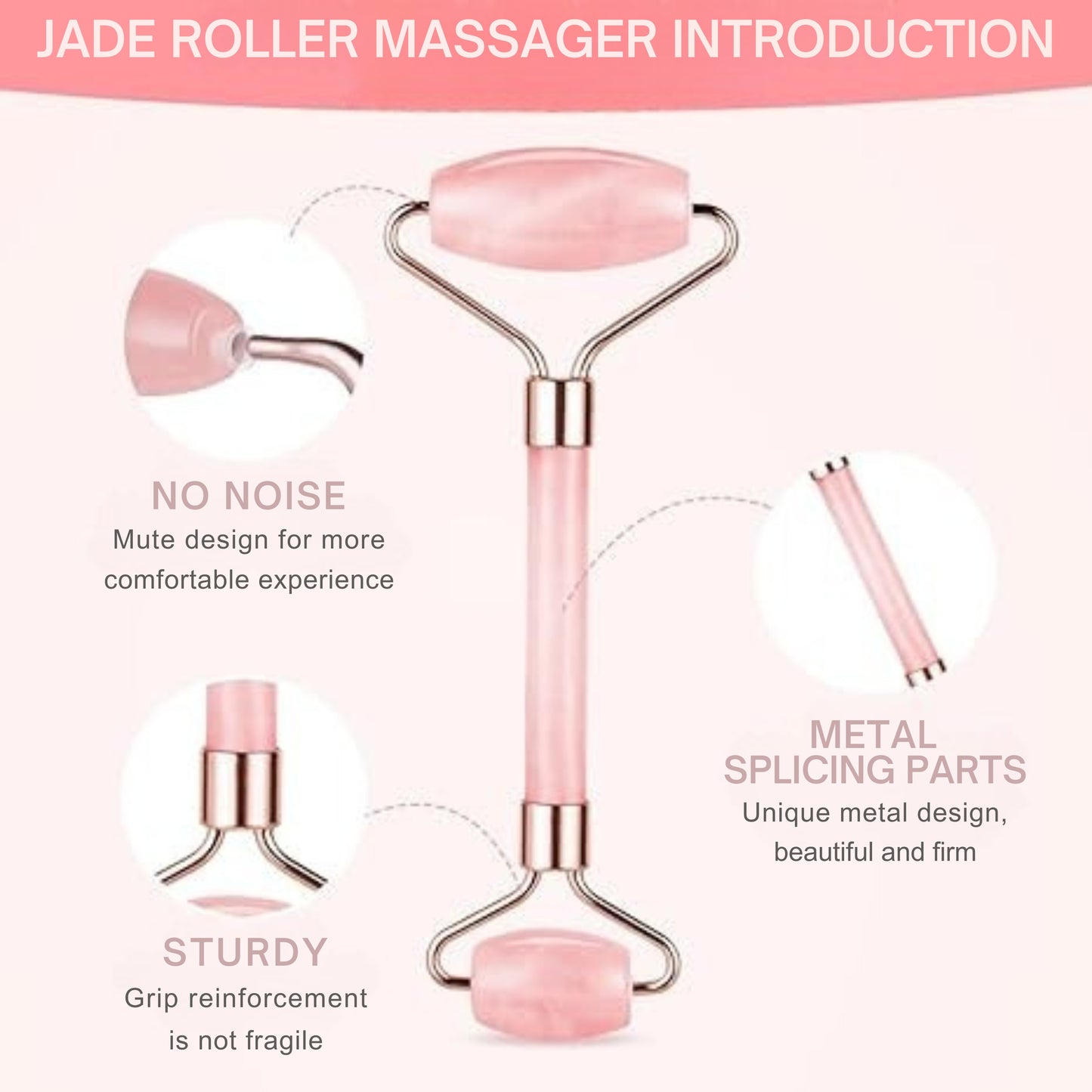 Rose Jade Roller & Gua Sha Set