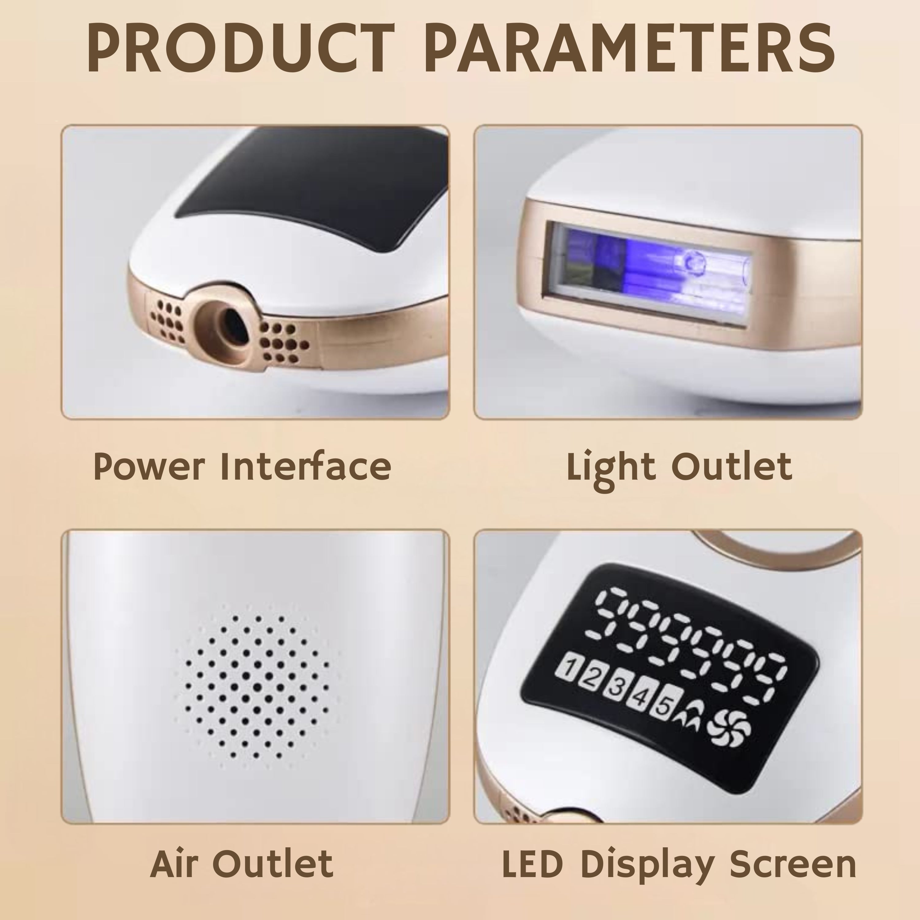 Flow IPL Laser Hair Removal Device