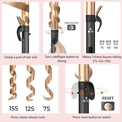 Twirl Automatic Rotating Hair Curling Iron