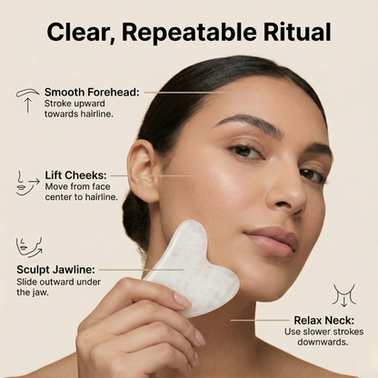 Pearl Jade Roller & Gua Sha Set