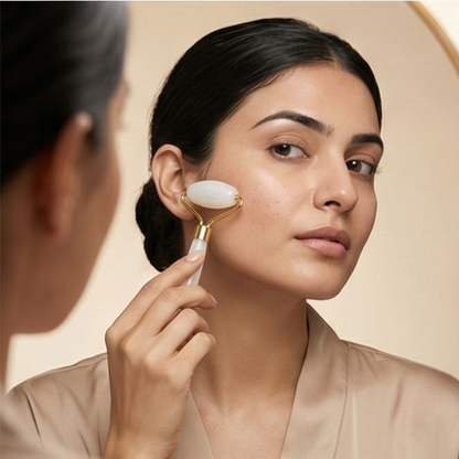 Pearl Jade Roller & Gua Sha Set