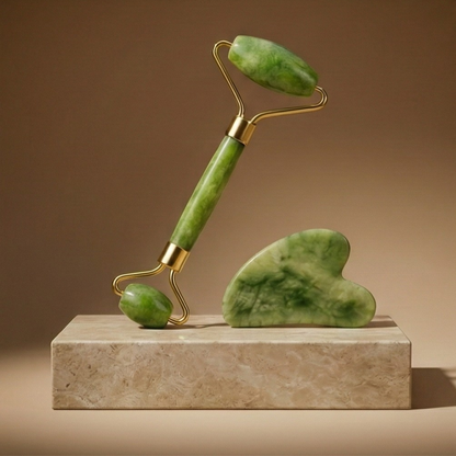 Himalayan Jade Roller & Gua Sha Set