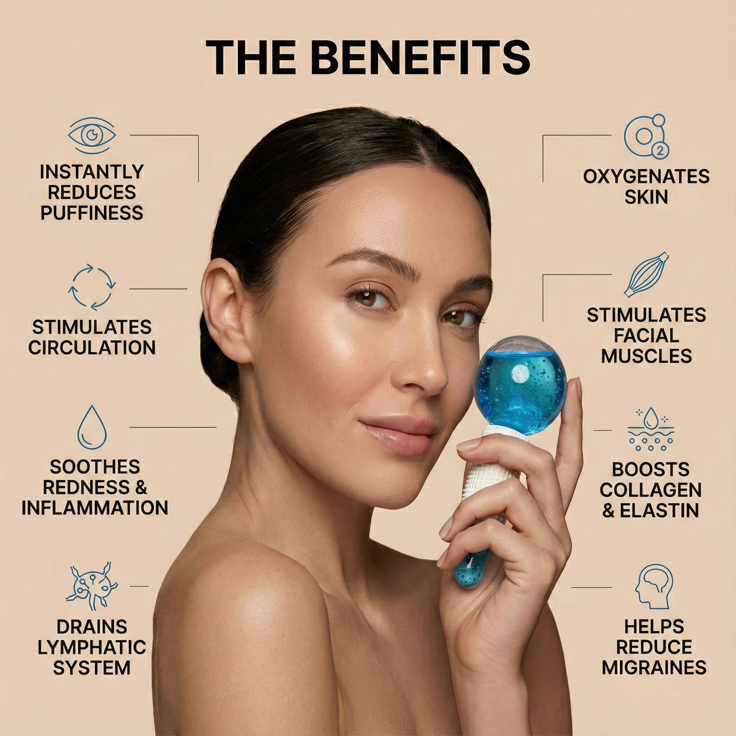 Frost Facial Ice Globes Roller Massager