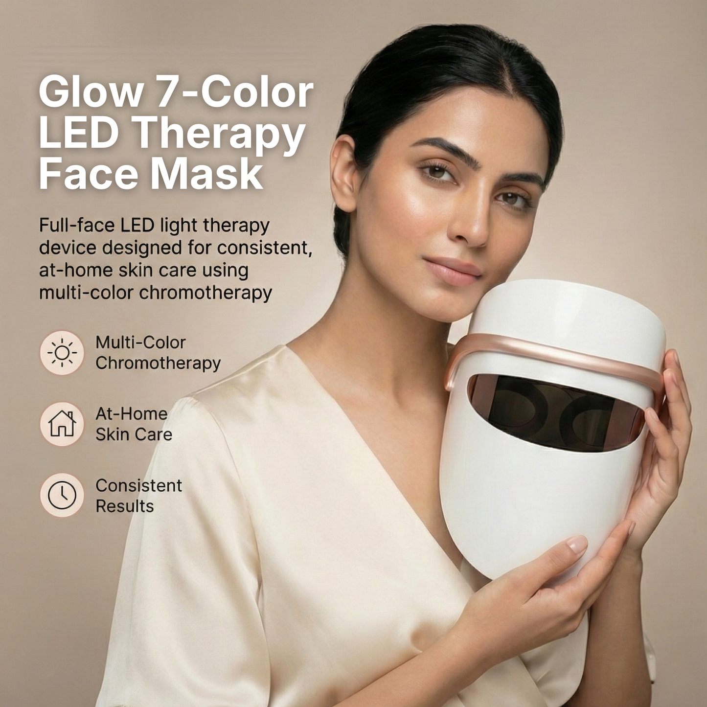 Glow LED Face Therapy Mask