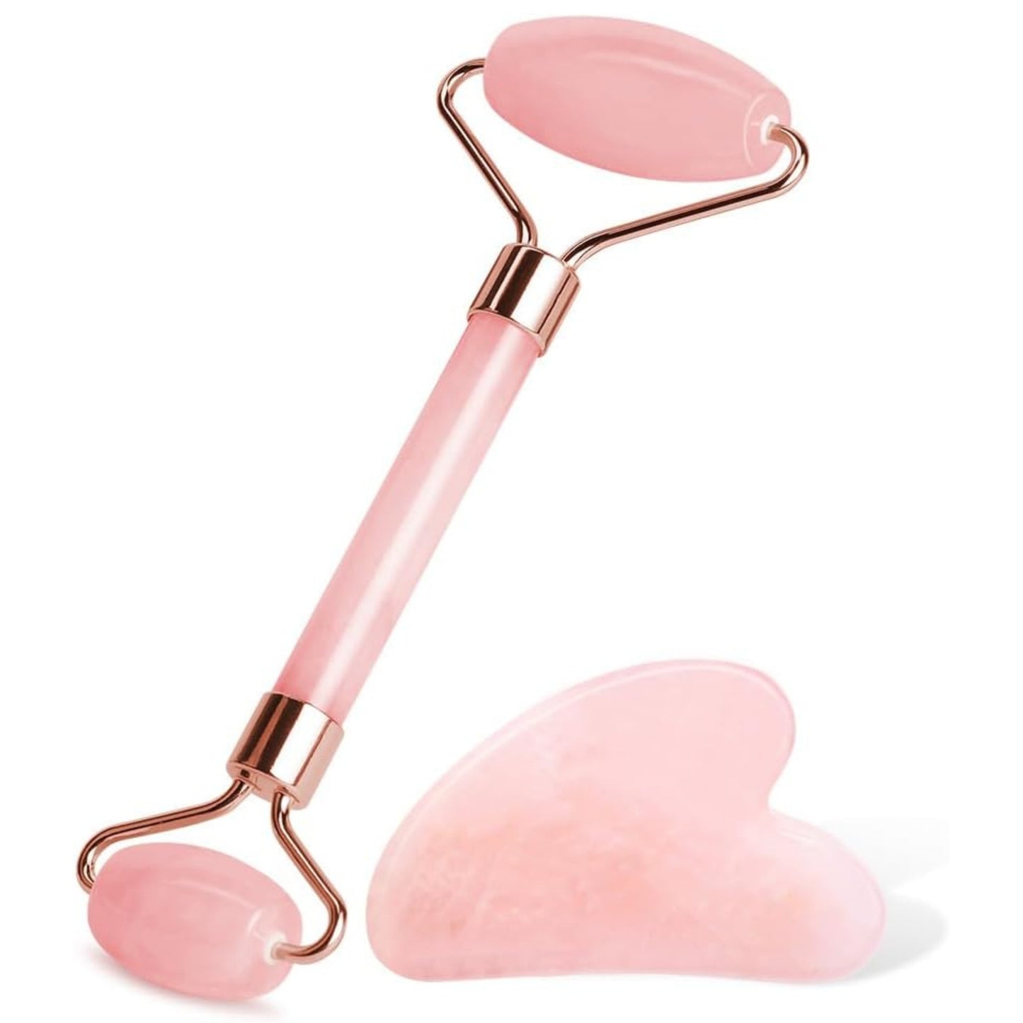 Rose Jade Roller & Gua Sha Set