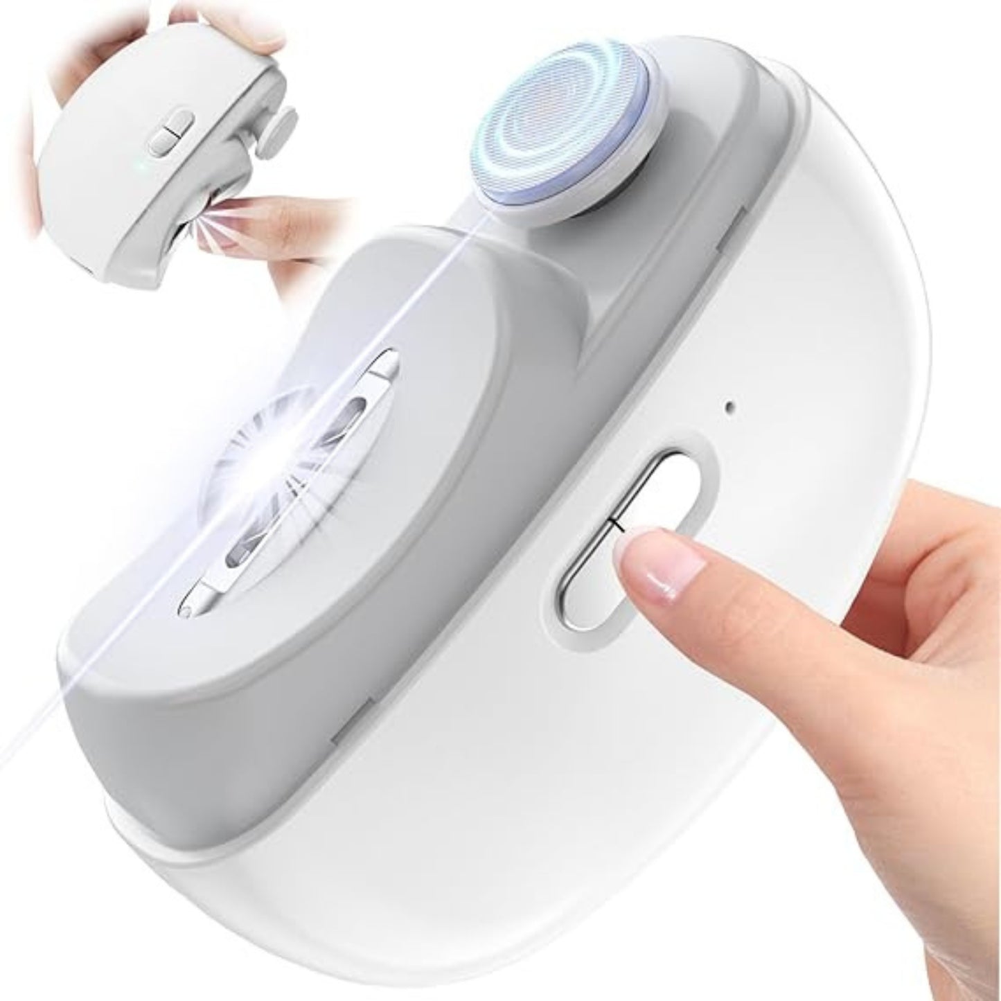 NailEase 2-in-1 Electric Nail Clipper & File