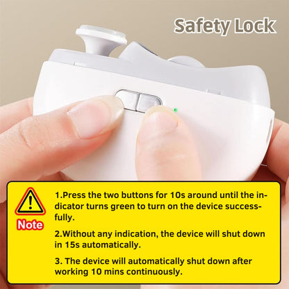 NailEase 2-in-1 Electric Nail Clipper & File