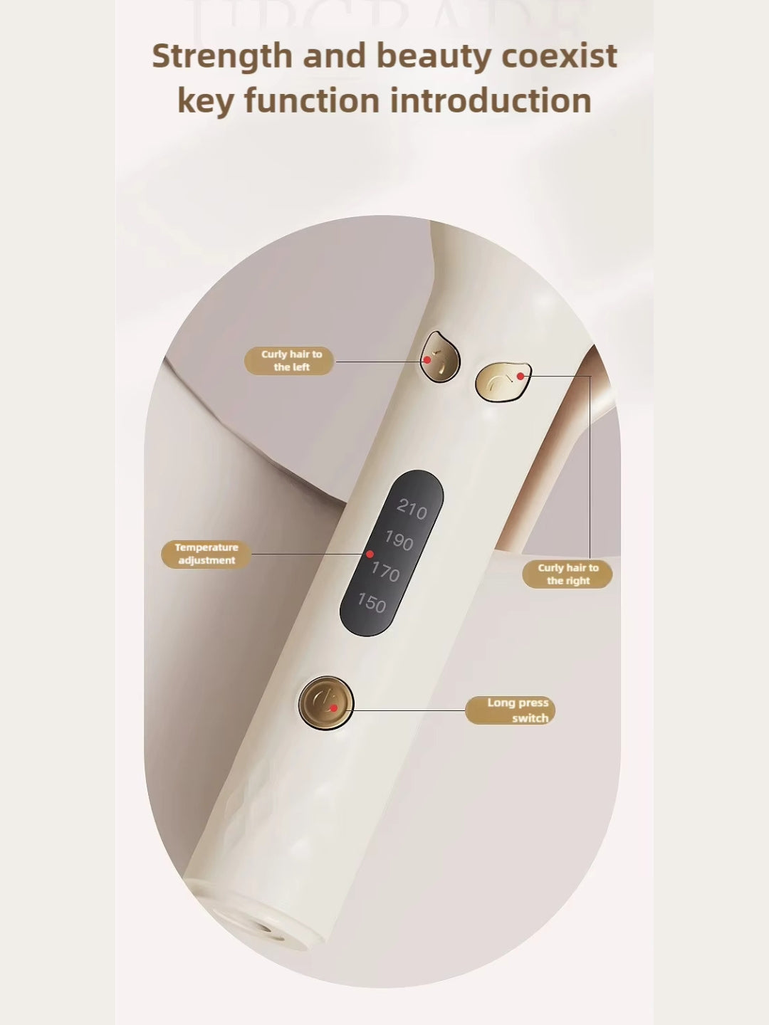 Curlux Automatic Rotating Hair Curling Iron