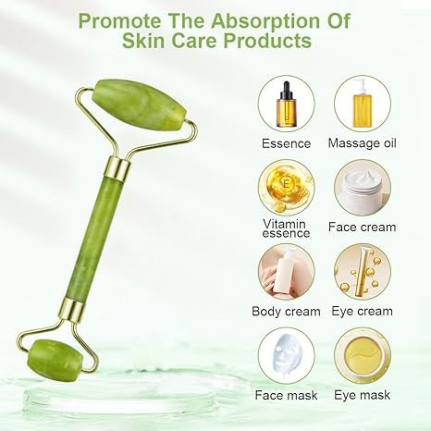 Himalayan Jade Roller Face & Neck Massager Tool