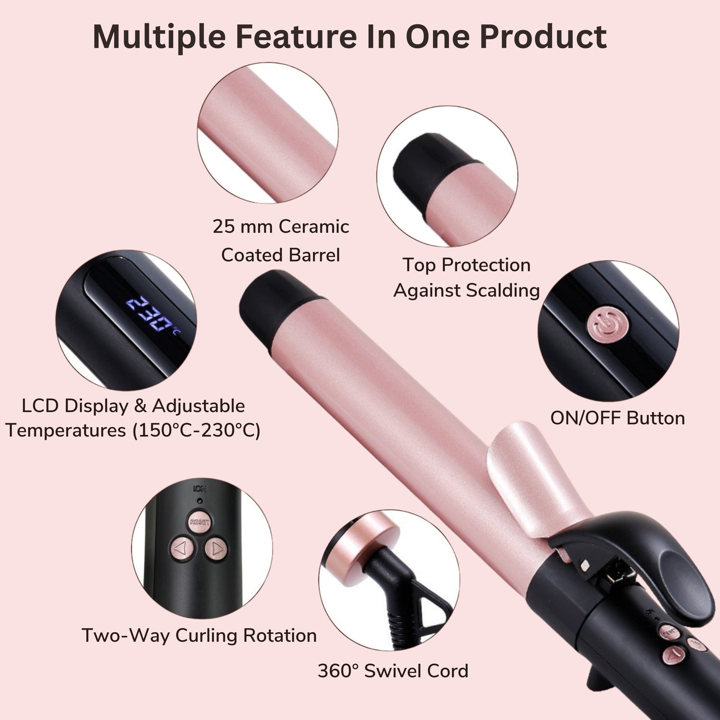 Twirl Automatic Rotating Hair Curling Iron