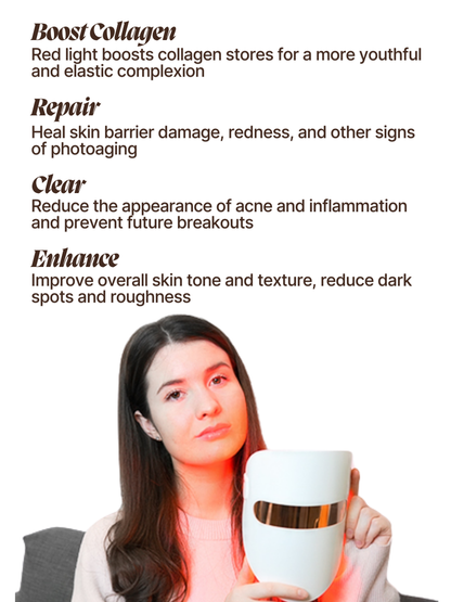 Glow LED Face Therapy Mask