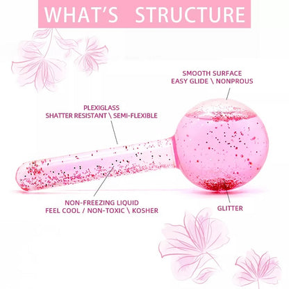 Frost Facial Ice Globes Roller Massager