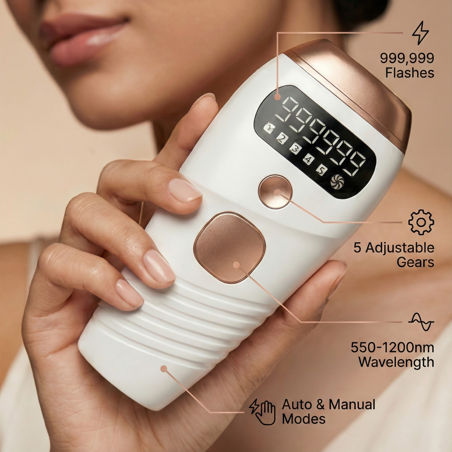 Shine IPL Laser Hair Removal Device