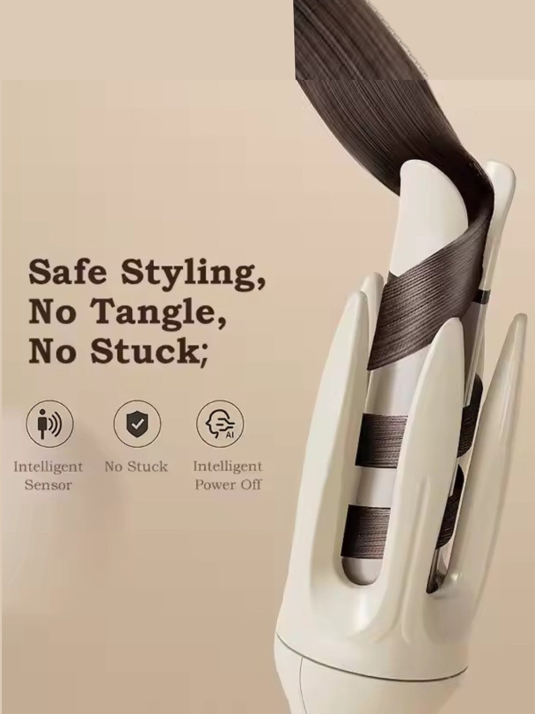 Curlux Automatic Rotating Hair Curling Iron