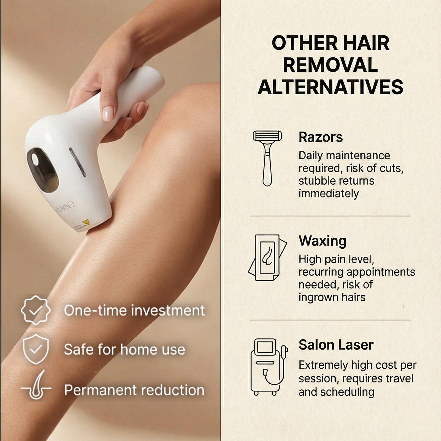 Wave IPL Laser Hair Removal Device