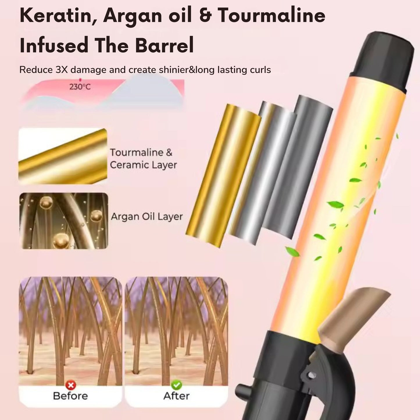 Twirl Automatic Rotating Hair Curling Iron