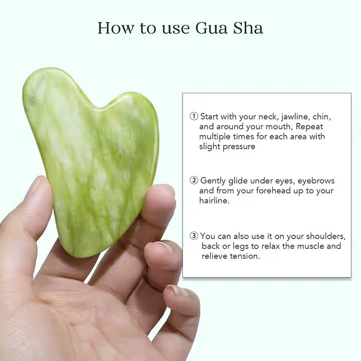 Himalayan Jade Roller & Gua Sha Set