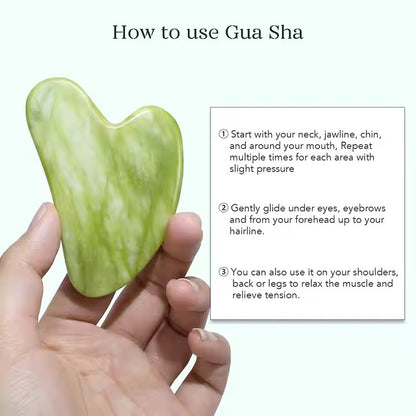 Himalayan Jade Roller & Gua Sha Set