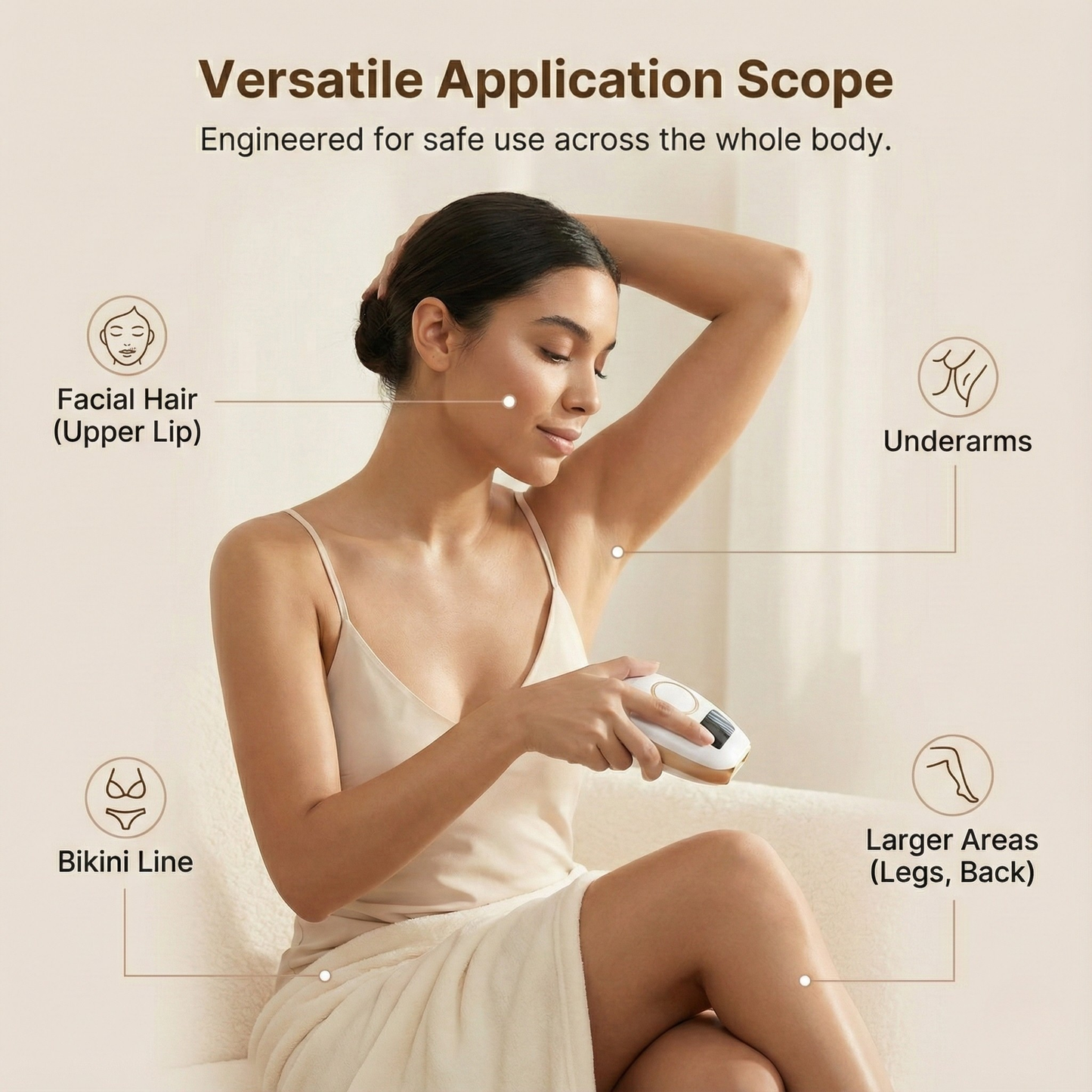 Flow IPL Laser Hair Removal Device