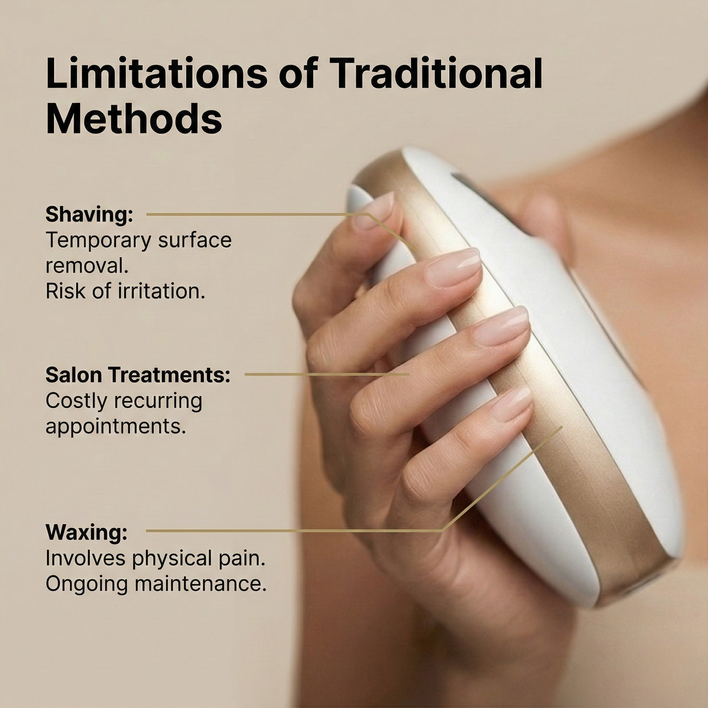 Flow IPL Laser Hair Removal Device