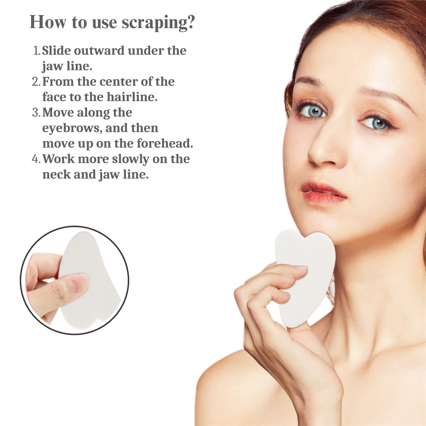 Pearl Jade Roller & Gua Sha Set