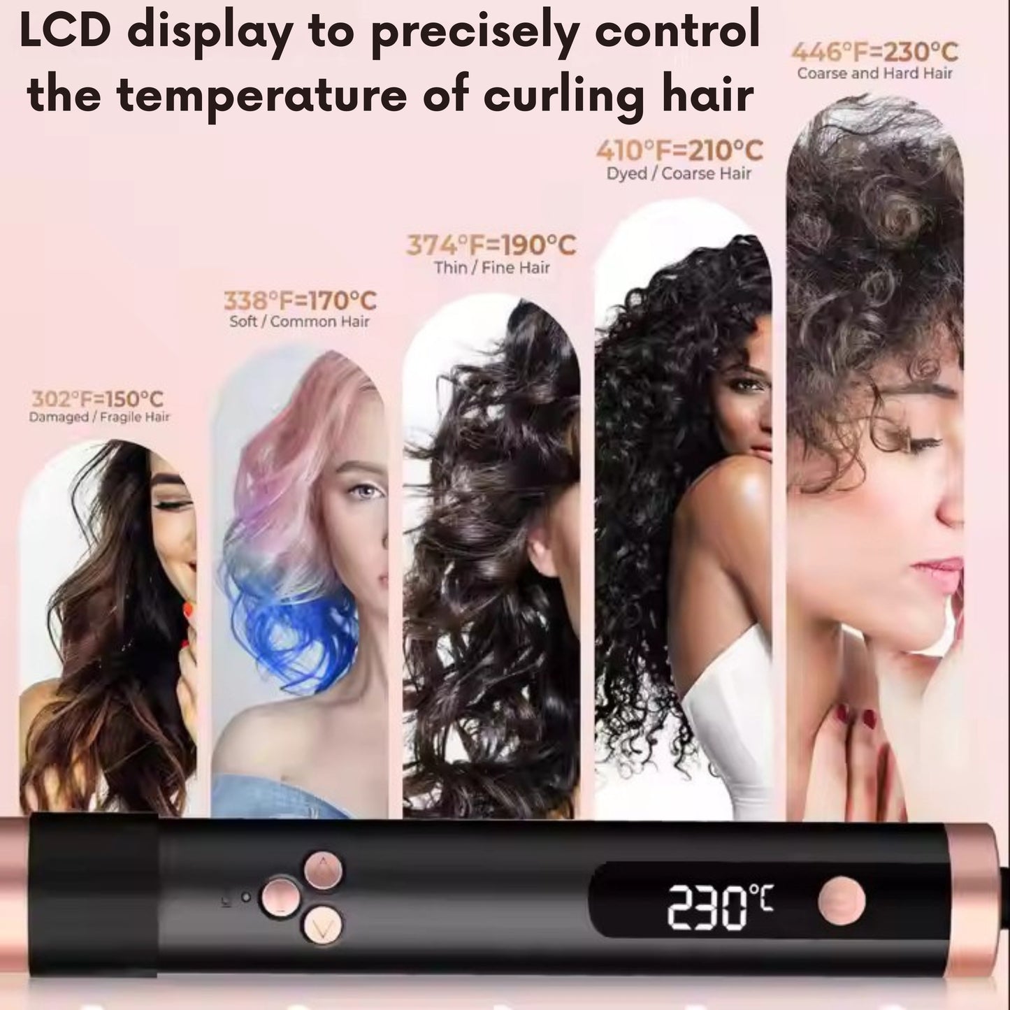 Twirl Automatic Rotating Hair Curling Iron
