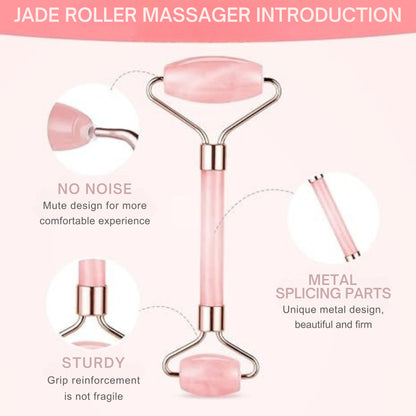Rose Jade Roller & Gua Sha Set