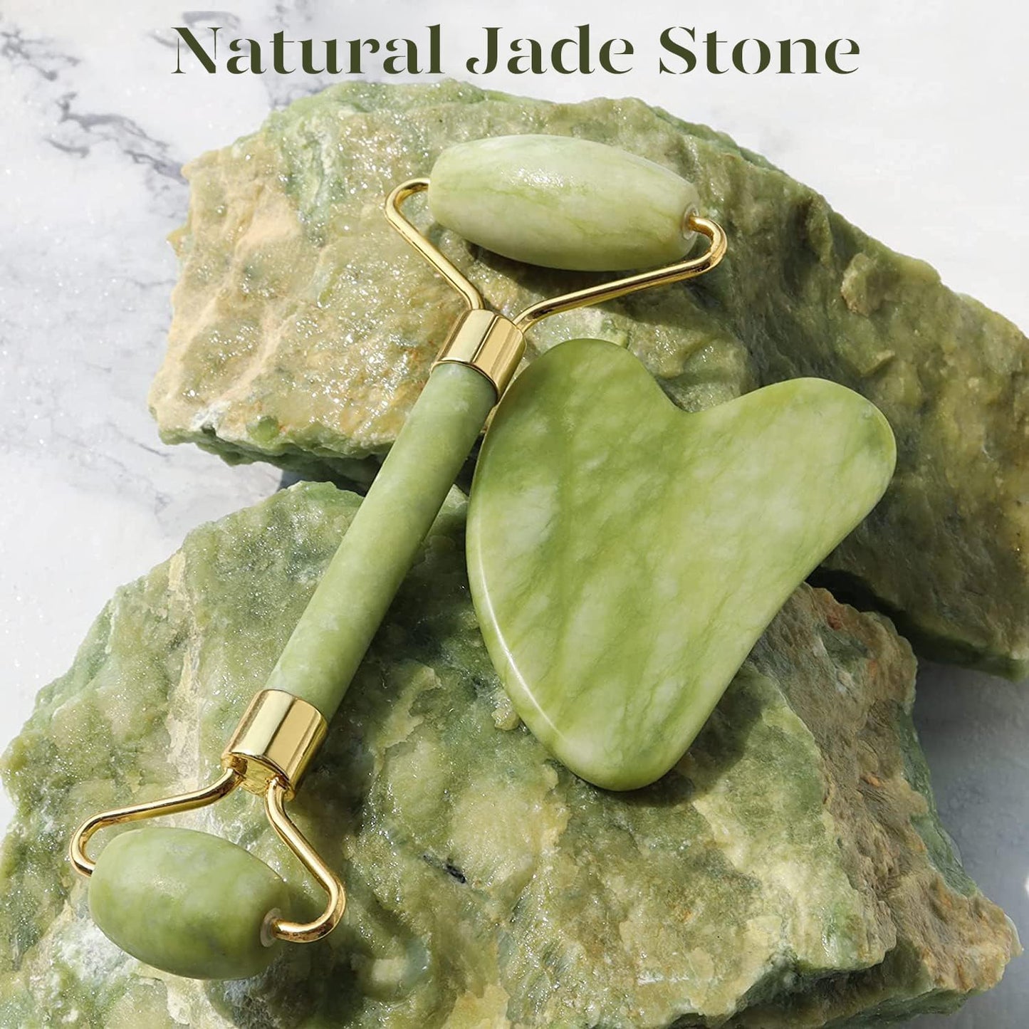 Himalayan Jade Roller & Gua Sha Set