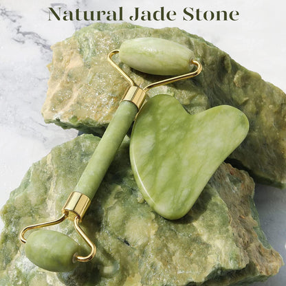Himalayan Jade Roller & Gua Sha Set