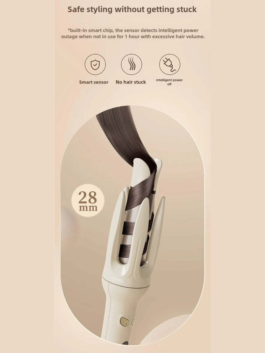 Curlux Automatic Rotating Hair Curling Iron