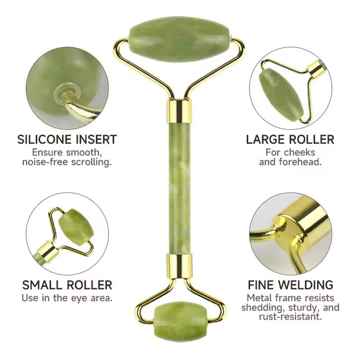 Himalayan Jade Roller & Gua Sha Set