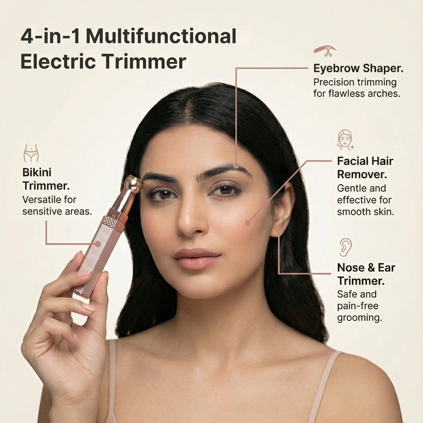 Define 4-in-1 Portable Electric Trimmer