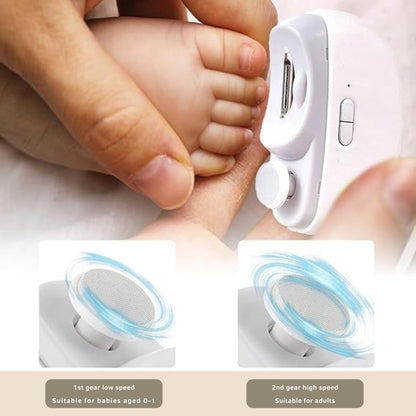 NailEase 2-in-1 Electric Nail Clipper & File