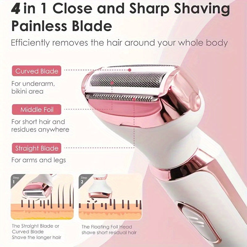 Edge 4-in-1 Rechargeable Body Shaver Trimmer