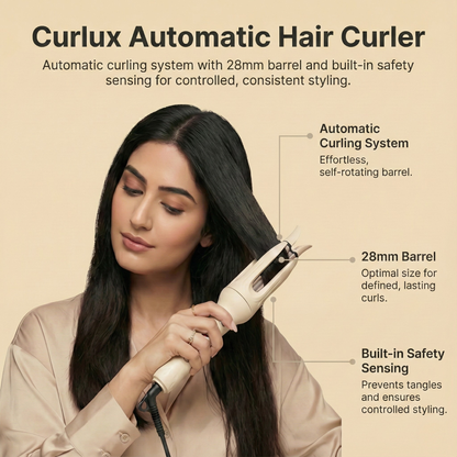 Curlux Automatic Rotating Hair Curling Iron