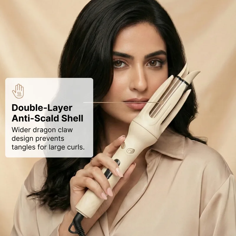 Curlux Automatic Rotating Hair Curling Iron