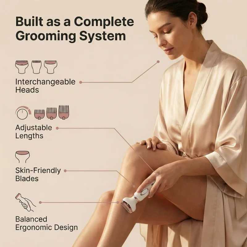 Edge 4-in-1 Rechargeable Body Shaver Trimmer