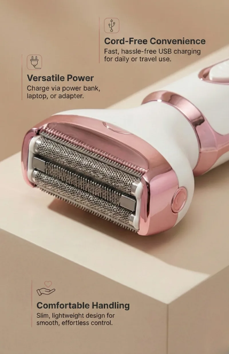 Edge 4-in-1 Rechargeable Body Shaver Trimmer