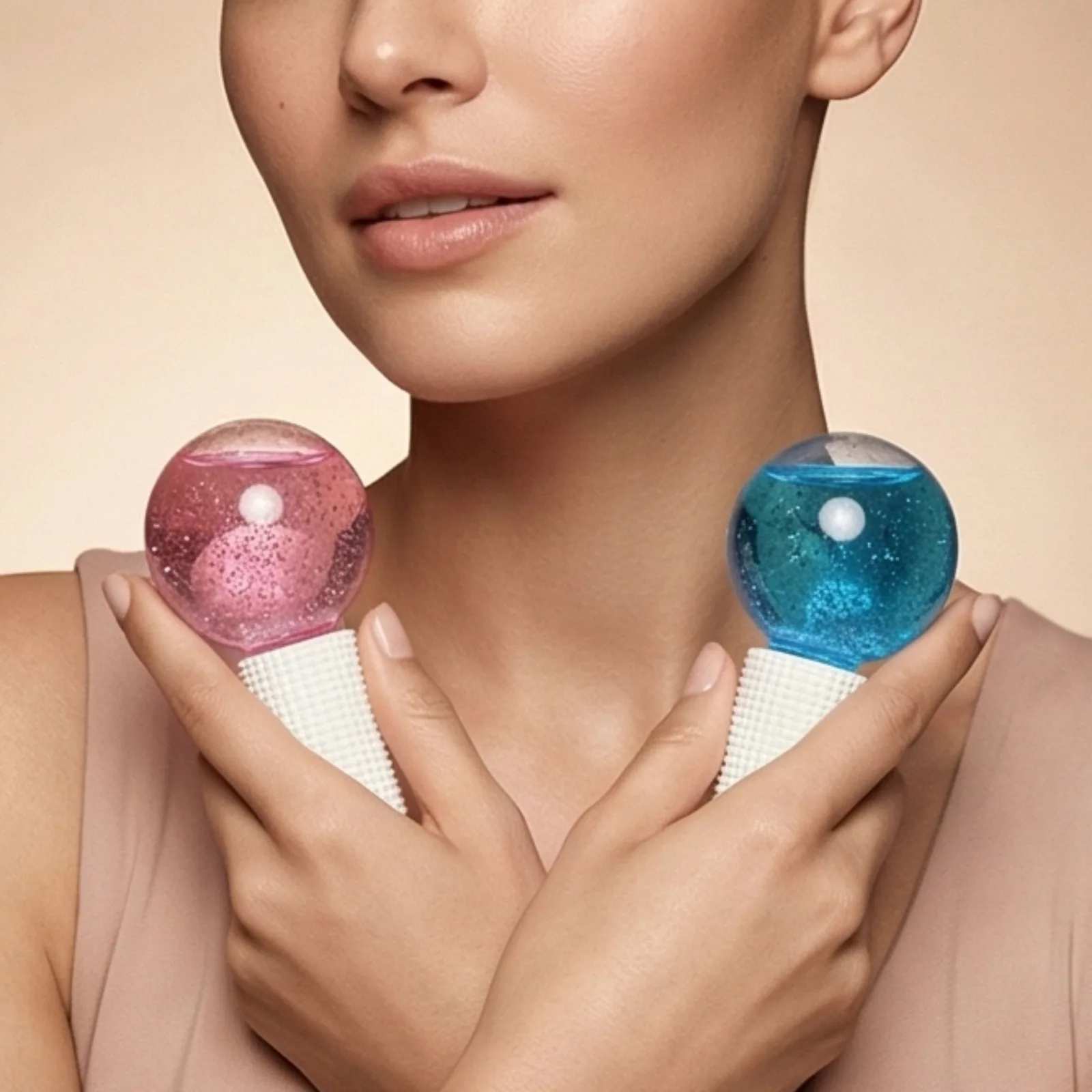 Frost Facial Ice Globes Roller Massager