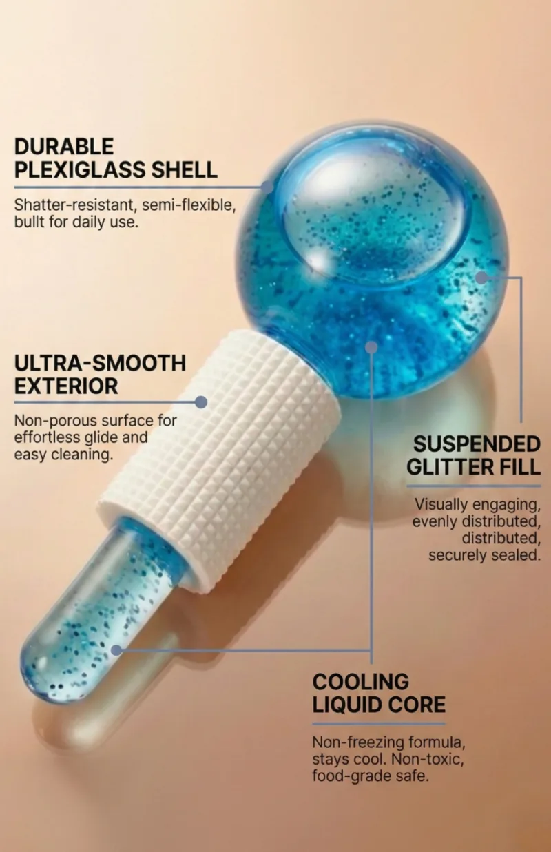 Frost Facial Ice Globes Roller Massager
