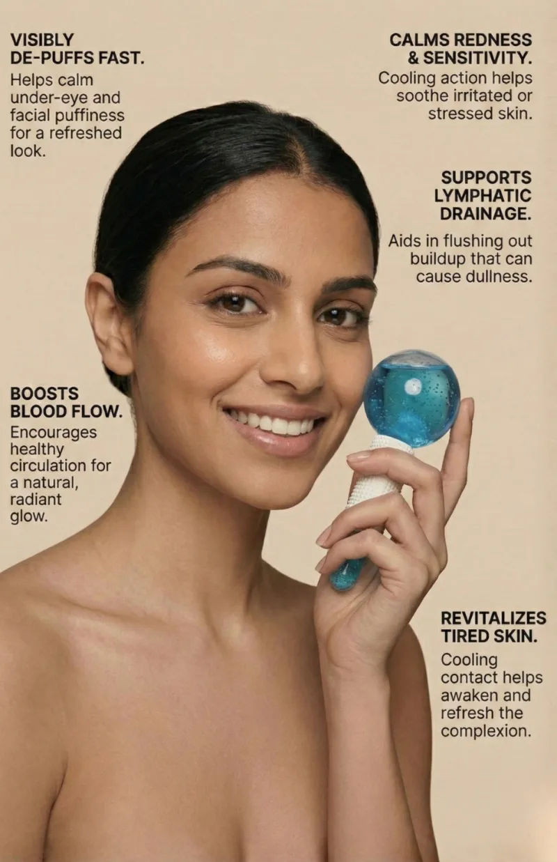 Frost Facial Ice Globes Roller Massager