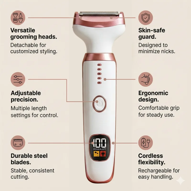 Sharp 5-in-1 Body Shaver Trimmer