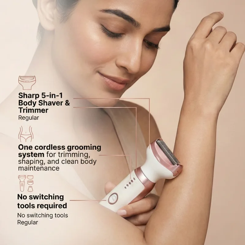 Sharp 5-in-1 Body Shaver Trimmer