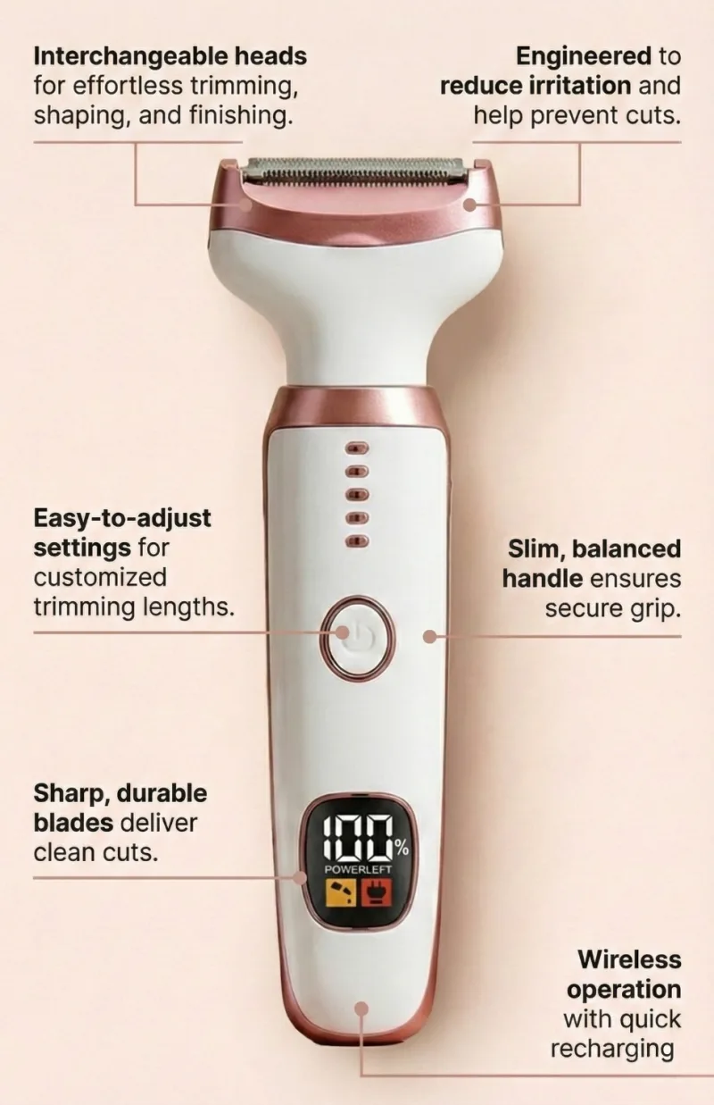 Sharp 5-in-1 Body Shaver Trimmer