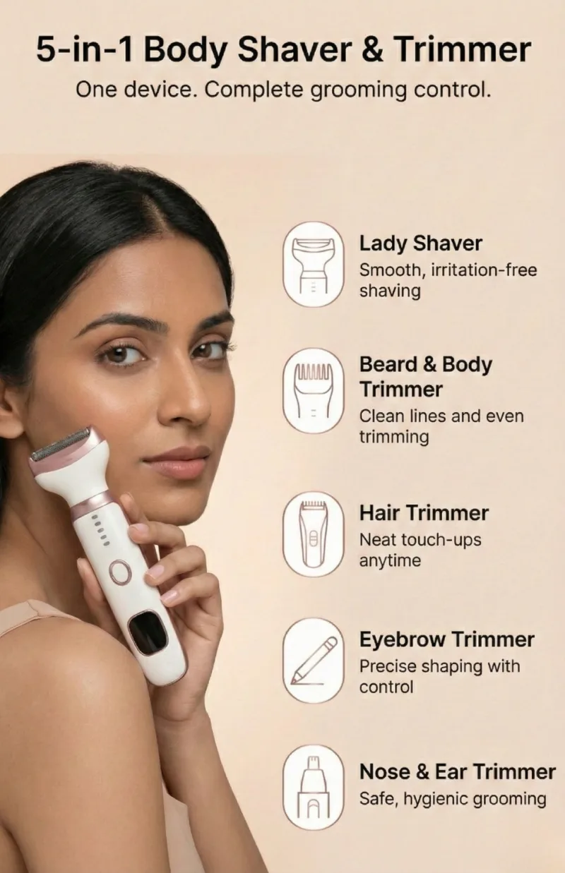 Sharp 5-in-1 Body Shaver Trimmer