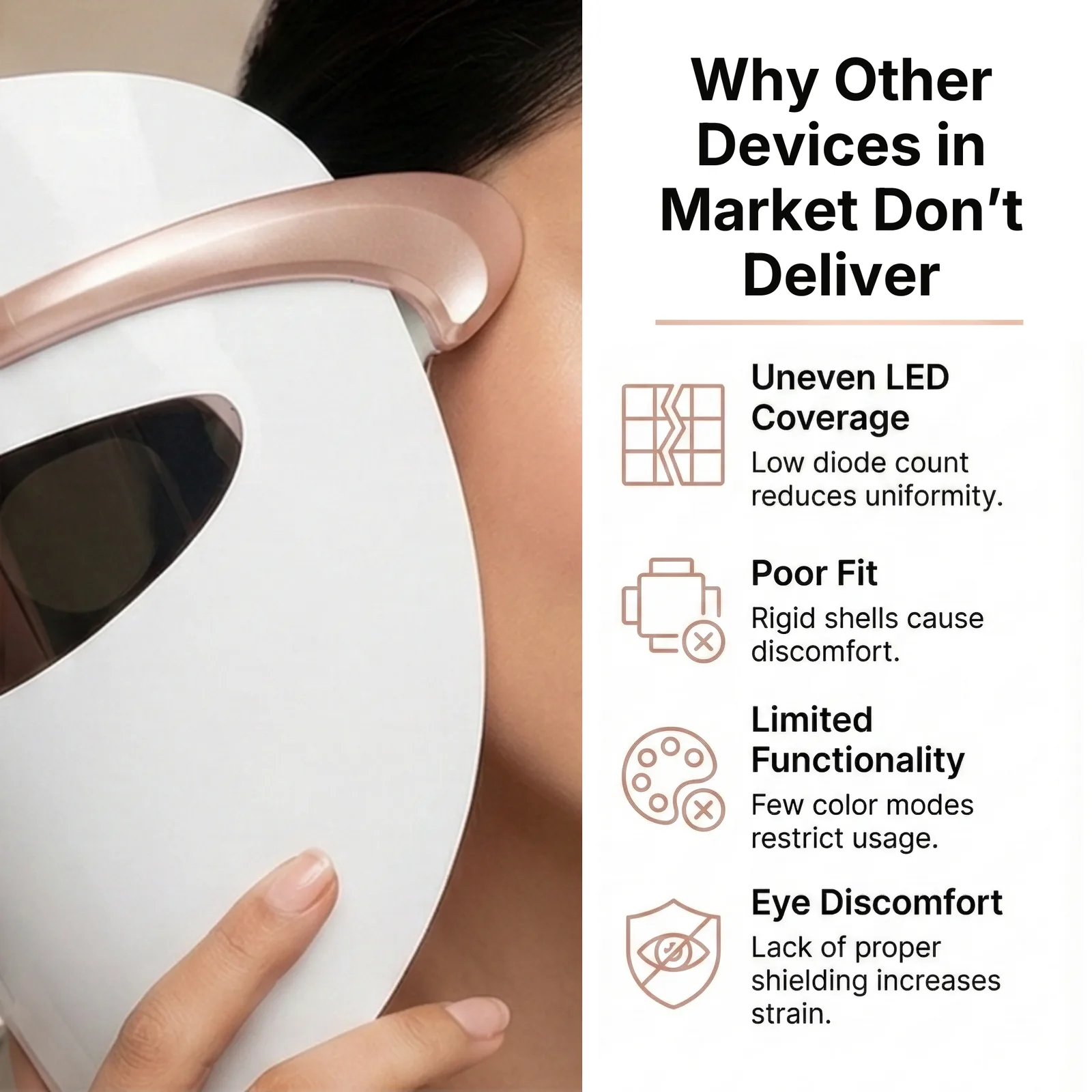 Glow LED Face Therapy Mask