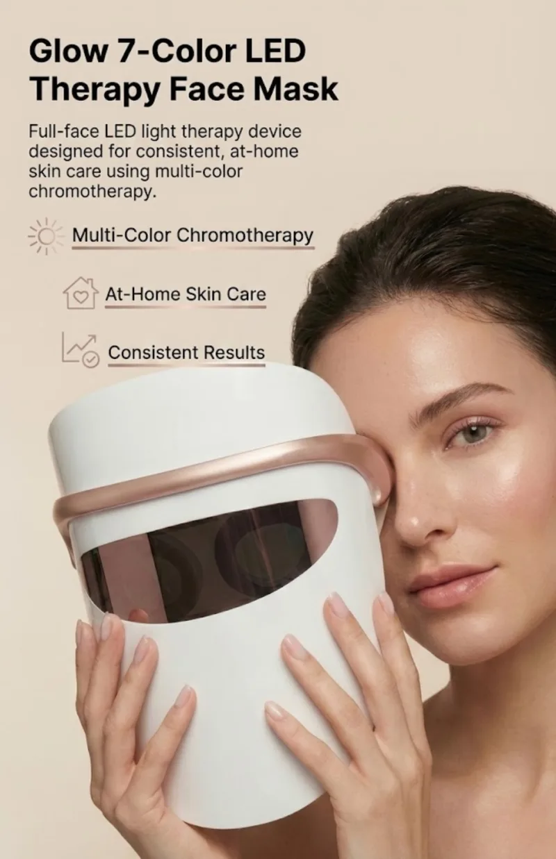 Glow LED Face Therapy Mask